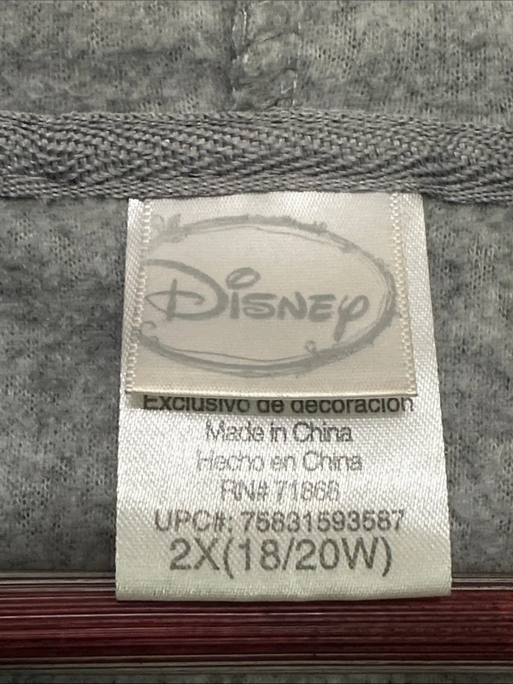 Disney Gray Hooded Zip-Up Jacket with Pooh Appliqué - Picture 2 of 5